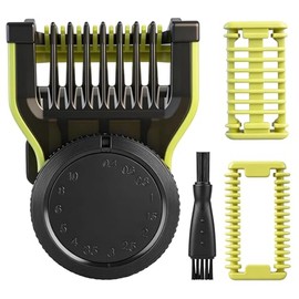 One 1 Blade Recortador de Pelo de Nariz, Juego de Recortador de Barba, 14 Tamaños de Cambio de 0,4 a 10 mm con Cepillo, Compatible con Todas las Afeitadoras Rléctricas de Una Cuchilla
