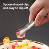 6 Pcs Ice Tongs,Stainless Steel Mini Tong,Durable Serving Tongs,Small Serving