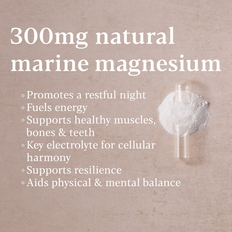 Higher Nature Atlantic Marine Magnesium Supplement 300mg - Natural Source
