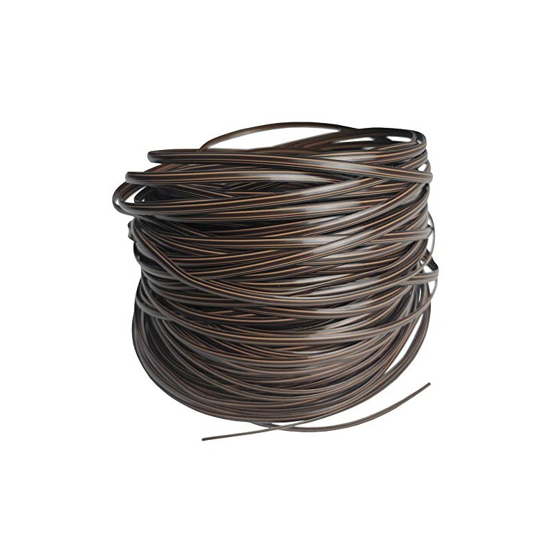 RNY 300 feet Coffee Polyethylene Plastic Rattan Wicker for Repair