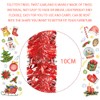 RURIZHONGTIAN 20 m Christmas Tree Tinsel, Tinsel Garland Red, Tinsel