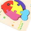 5pcs Baby Jigsaw Puzzles Animal Shaped Colorful Printing Educational Hands
