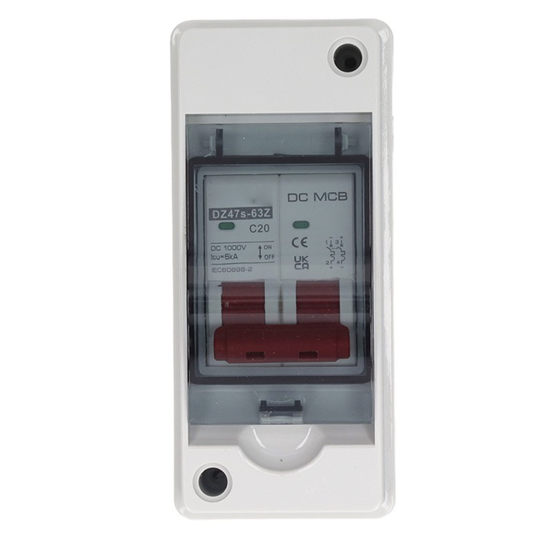 2P Miniature Circuit Breaker IP65 Waterproof Disconnect Switch for Solar