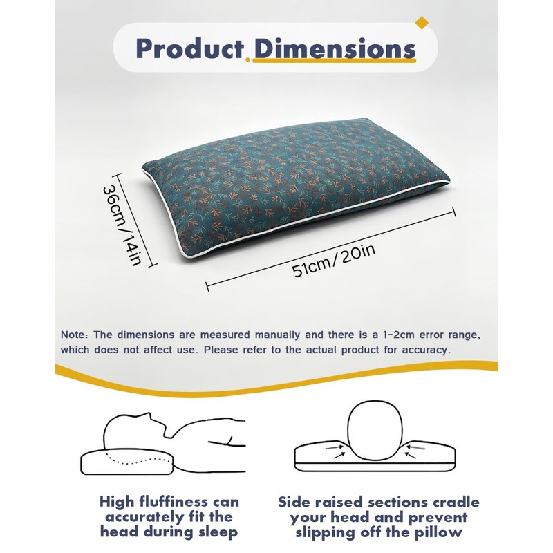 Buckwheat Pillow Adjustable Height Hard Bed Pillow