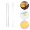 2pcs Dough Thickness Rulers Dough Thickness Guides Pastry Rolling Pin
