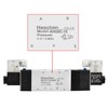 Heschen Electrical Pneumatic Solenoid Valve, 4V430C-15, 12VDC, PT1/2'', 5 Way