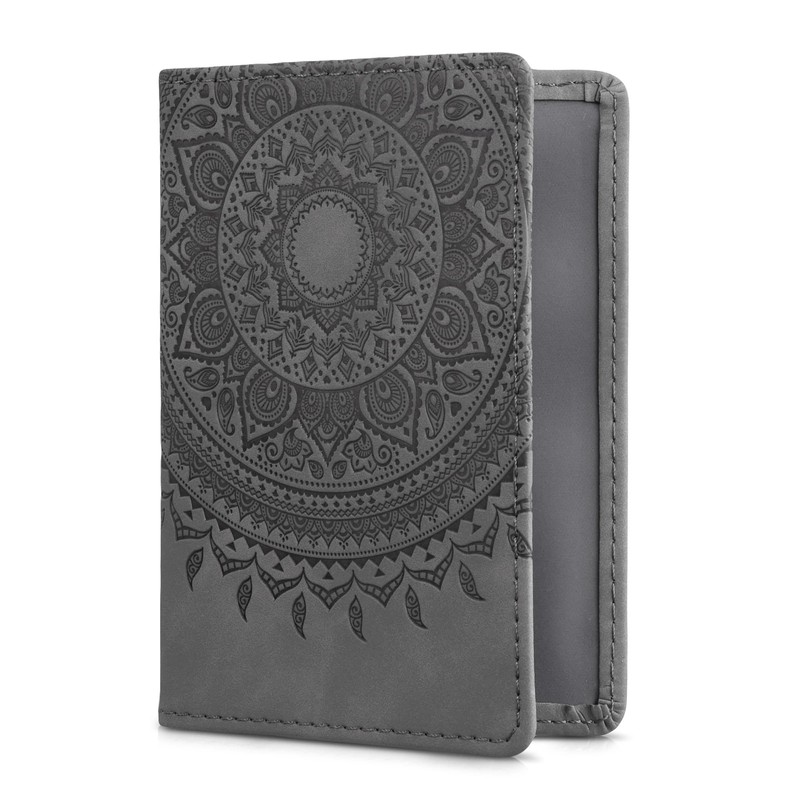 kwmobile Vehicle Registration Certificate Case with Card Slots, Faux Leather