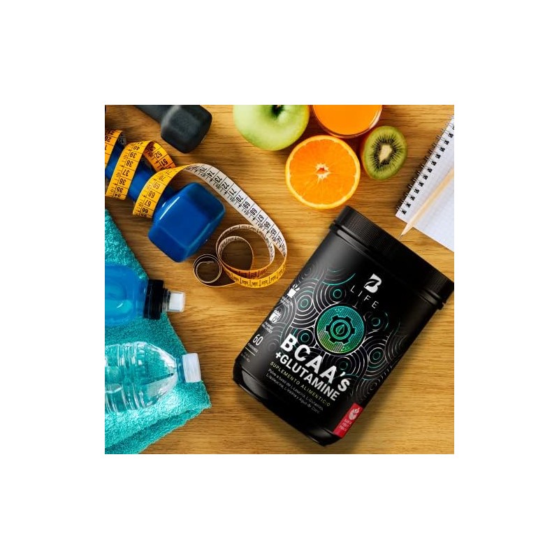 B Life BCAAs con Glutamina en Polvo 60 Porciones Sabor