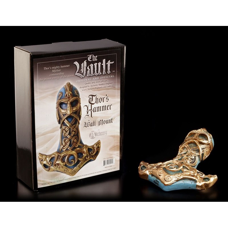 Thor's Hammer Wall Relief Viking Decorative Figure Thor God Mjölnir