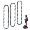 3 Pcs 6 Inch Mini Chainsaw Chain,Replacement Chain for Mini