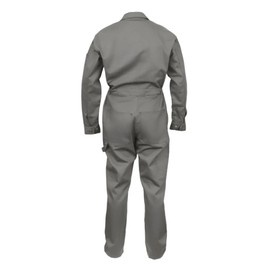 Just In Trend Mens Flame Resistant FR Coverall (Small, Light Grey)