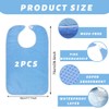 CATOR Pack of 2 Bibs for Adults, Seniors, Reusable, Washable,