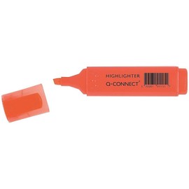 Q Connect Highlighter Pen - Orange