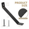 Rasugarlary Angle Brackets 4 Pcs 7.3" Inside Mount 45-Degree Angle
