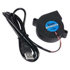 DIANN 6pcs 5015 Brushless Cooling Fan DC 5V 3D Printer Fan 50x15mm USB Fan for RepRap i3 CR-10 and Other Small Appliances Repair Replacement