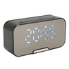 Bluetooth Speaker with Digital Alarm Clock Temperature Display Voice Announcement