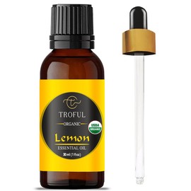 Troful Organic Lavender Essential Oil, 30 ML - 100% Pure and Natural Essential Oil for Aromatherapy, Diffusers,Skin, Hair, Face and Body Care