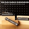 MULWARK 20-Piece Right Angle Screwdriver Set, 1/4" Mini Ratchet with