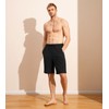 LAPASA 2 packs Men's Poly-cotton Lightweight Lounge Shorts M93 (M93
