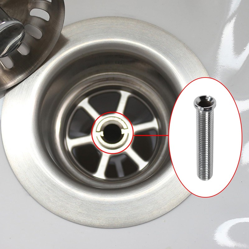 Oiieco M12 x 70 mm Kitchen Sink Basket Strainer Screw,