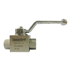 Taixinhyd Hydraulic 1/4''NPT 7250 PSI KHB High Pressure Ball Valve