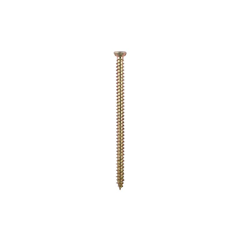 TIMCO Concrete Screws Flat Countersunk - Yellow - 7.5 x
