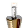 QWORK® HSS M35 Cobalt Step Drill 4-32 mm, Robust Taper
