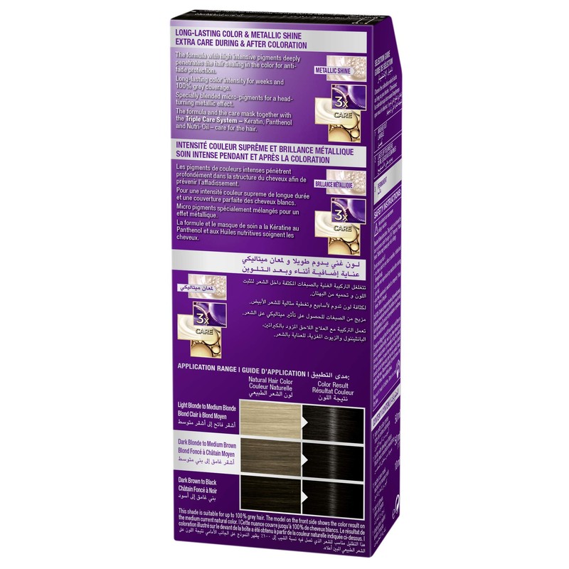 Schwarzkopf Palette Intensive Permanent Colour Cream Hair Colour 1-0 Black
