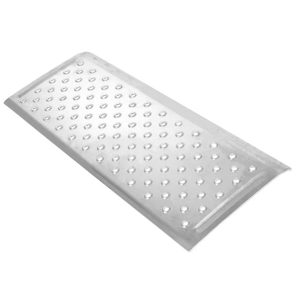 Silver Spring 2" High Aluminum Threshold Ramp, Punch Plate Surface, 12" L x 32" W
