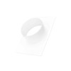 H&C VENT Diameter 120 mm Plastic PVC Duct Connector Flange,