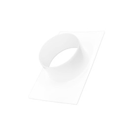 H&C VENT Diameter 120 mm Plastic PVC Duct Connector Flange, Straight Pipe Flange for HVAC Heating Cooling Ventilation System Duct Pipe Adapter