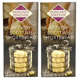 Duncan's of DeesideDuncan’s of Deeside All Butter Scottish Shortbread Cookies Pack of 2 – Gourmet Cookies, Butter Cookies