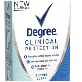 Degree Women Clinical Protection Anti-Perspirant Deodorant Shower Clean 1.70 oz (pack of 3)