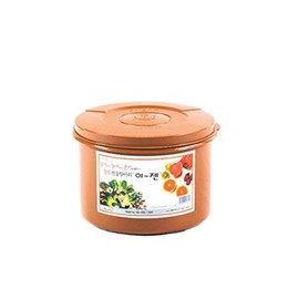 e-jen Premium Kimchi, Sauerkraut Container Probiotic Fermentation with Inner Vacuum Lid Round (1.3 gal/ 5L)