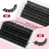 Mayhug Fluffy Lash Extension Mink Thick Cluster Eyelash Extensions 9-16mm
