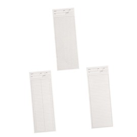 Operitacx Do List Notepad Calendar Notebook 3pcs Portable Writing Notepads for Efficient Time Management Long Notepads with Lined Gridded and for Students and Professionals