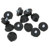 Precision Ultra Flat Rubber Football Studs Set of 12 -