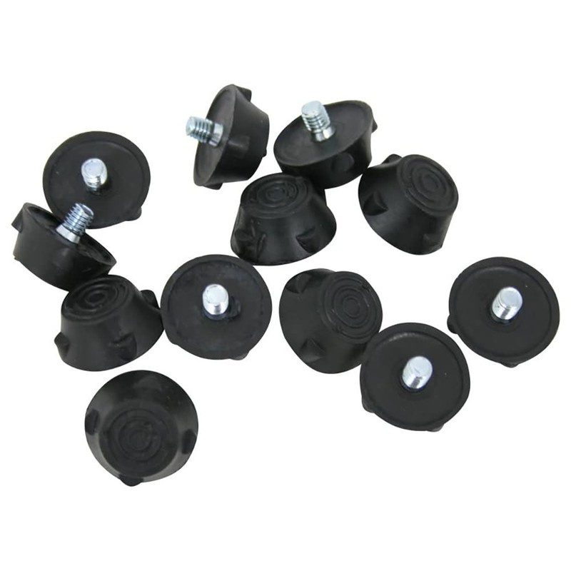 Precision Ultra Flat Rubber Football Studs Set of 12 -