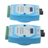 2Pcs RS485/422/232 Fiber Optic Converter Bidirectional Transimitter Receiver Modem Transmission