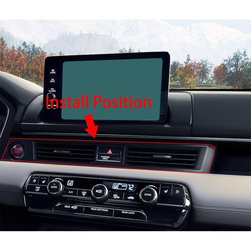 Beautost Fit for Honda New Pilot 2025 Interior Front Center