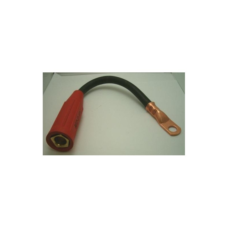 Direct 1/0 AWG 1 Foot Long Red Quick Disconnect Welding