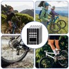 IKOPFLN Pack of 5 Bicycle Frame Protection Carbon Stickers, Bicycle