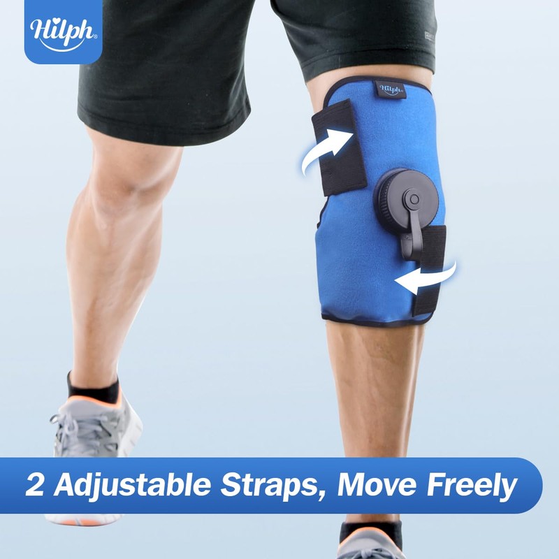 Hilph Ice Pack for Knee Injuries, Reusable Knee Ice Bag