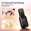 Buqikma Professional Lash Extension Glue 5ml, Black