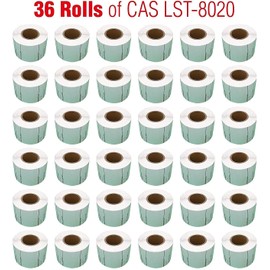 VisionTechShop LST-8020 Printing Scale Label, 58 x 60 mm, UPC/Ingredients 36 Rolls of 500 Labels, Lower Price Than 12 Rolls