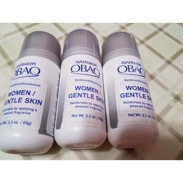 3 pack Garnier Obao Deodorant Antiperspirant No Alcohol Frescura Piel