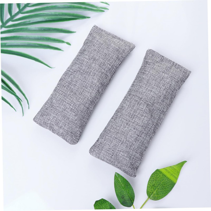 Mobestech 10 Pack 100g Bamboo Charcoal Odor Absorber Set Grey