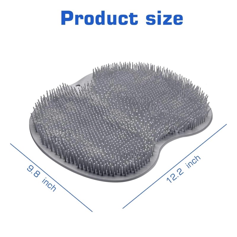 SZZYXD Shower Foot Scrubber Mat Back Washer Exfoliating Bath Wash