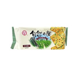Chung Hsiang Green Onion Soda Cracker 4.94oz, 2 Pack (Laver)