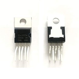 Todiys TDA2003/TDA2003A/TDA2003AV ECG1288 2-Channel IC Audio Power Amplifier, 20 Pcs, 18V, 20W, TO-220-5